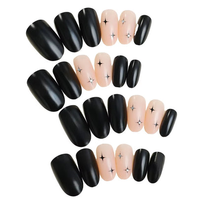 Pointed Head Almond Fake Nails Waterproof Wearable Manicure Full Cover False Nail Press on Nails Women